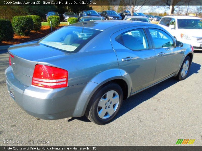 Silver Steel Metallic / Dark Slate Gray 2009 Dodge Avenger SE