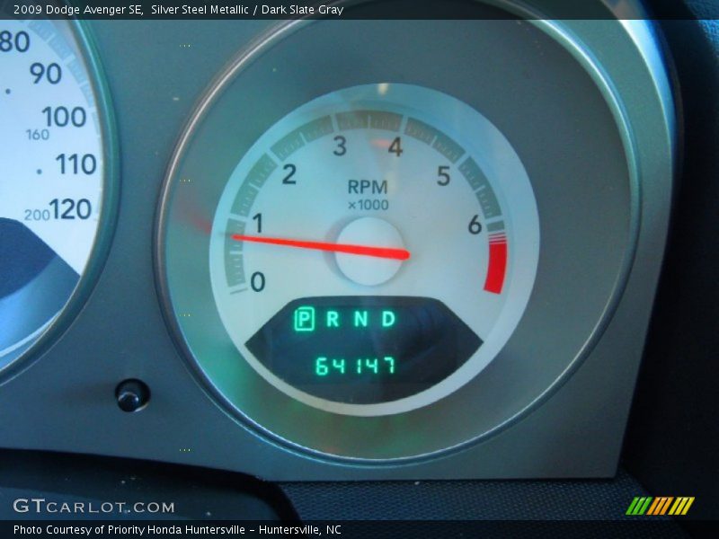 Silver Steel Metallic / Dark Slate Gray 2009 Dodge Avenger SE