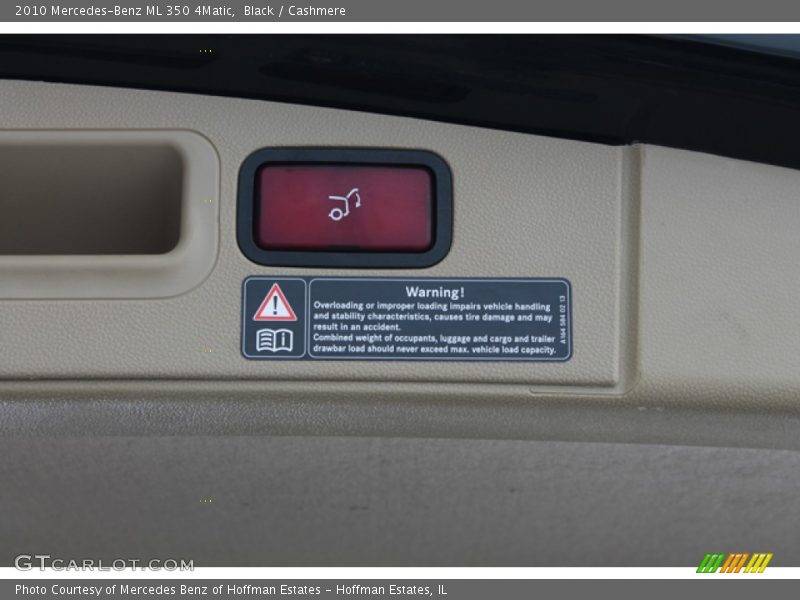 Black / Cashmere 2010 Mercedes-Benz ML 350 4Matic