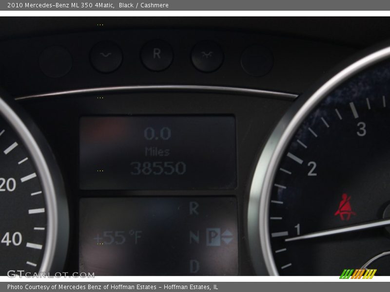 Black / Cashmere 2010 Mercedes-Benz ML 350 4Matic
