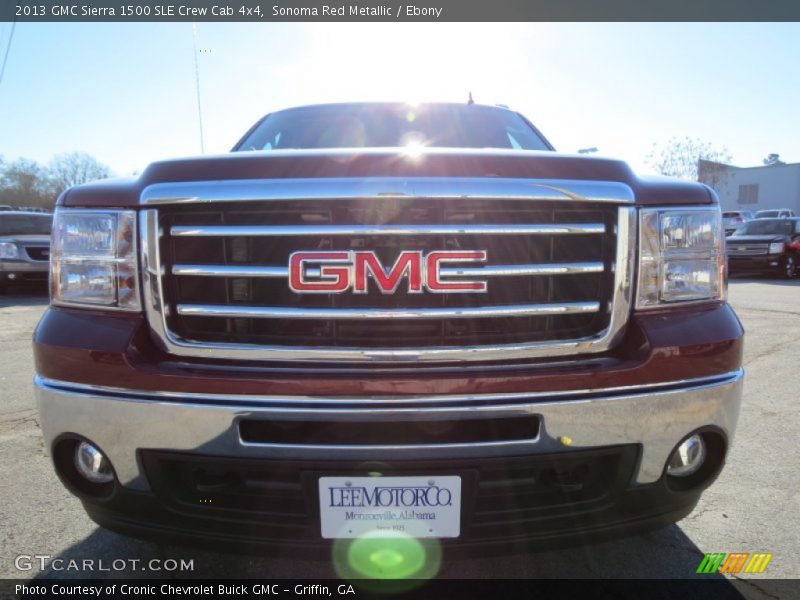 Sonoma Red Metallic / Ebony 2013 GMC Sierra 1500 SLE Crew Cab 4x4