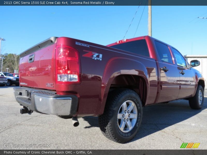 Sonoma Red Metallic / Ebony 2013 GMC Sierra 1500 SLE Crew Cab 4x4