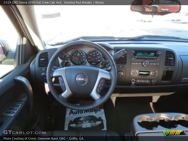 Sonoma Red Metallic / Ebony 2013 GMC Sierra 1500 SLE Crew Cab 4x4