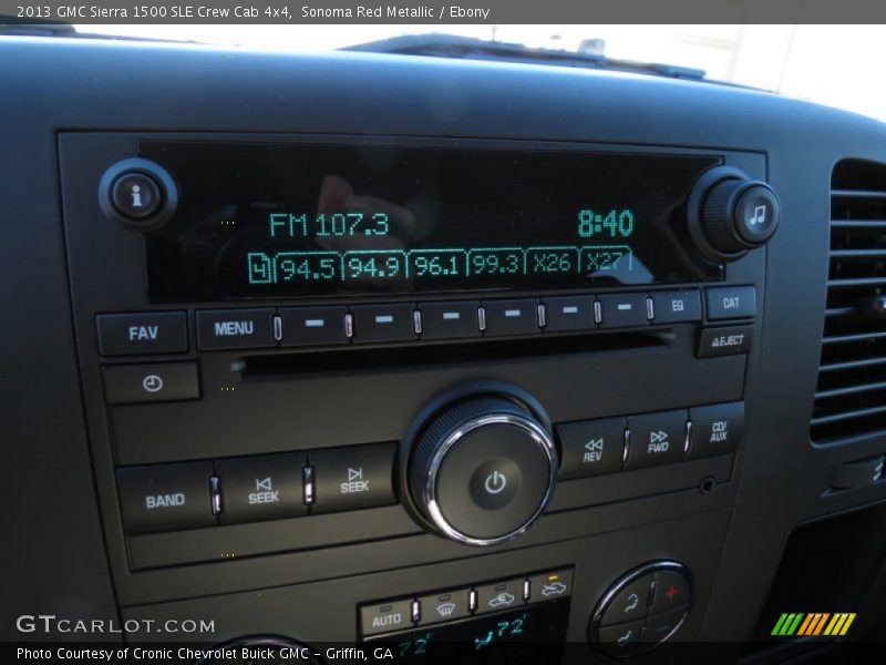 Sonoma Red Metallic / Ebony 2013 GMC Sierra 1500 SLE Crew Cab 4x4