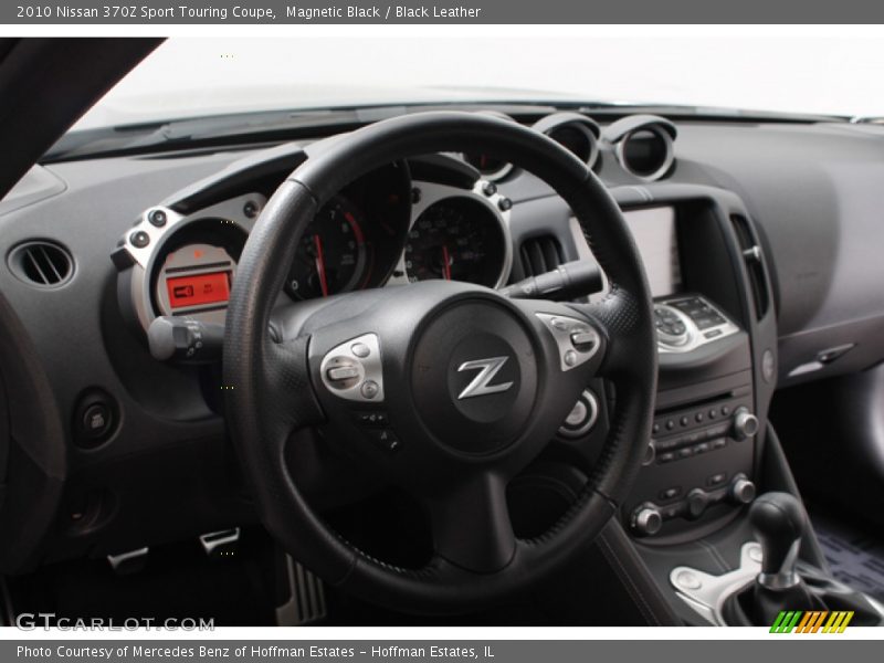 Magnetic Black / Black Leather 2010 Nissan 370Z Sport Touring Coupe