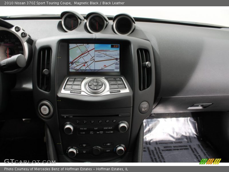 Magnetic Black / Black Leather 2010 Nissan 370Z Sport Touring Coupe
