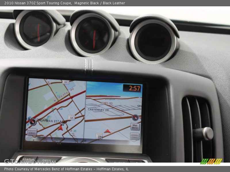 Magnetic Black / Black Leather 2010 Nissan 370Z Sport Touring Coupe