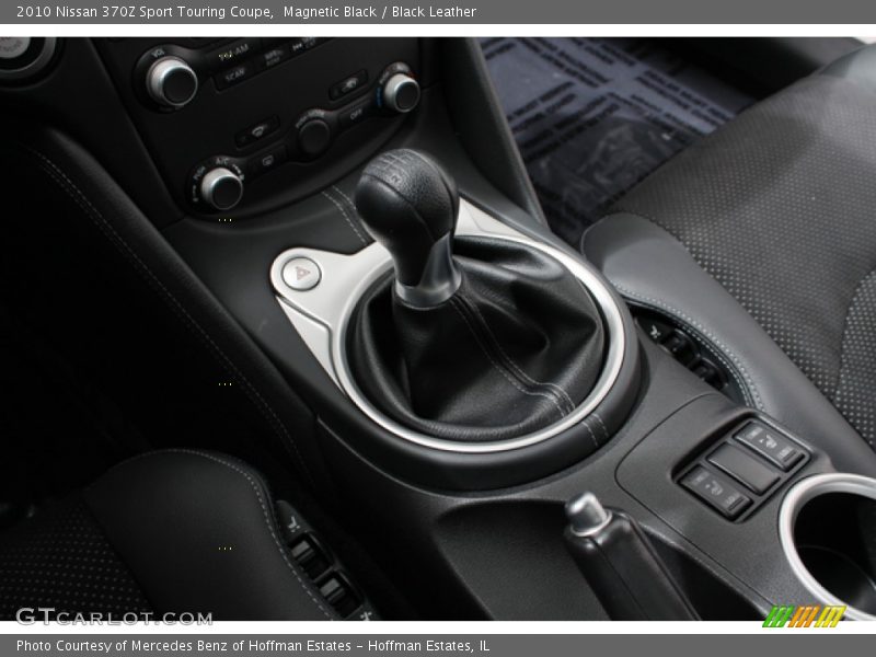 Magnetic Black / Black Leather 2010 Nissan 370Z Sport Touring Coupe