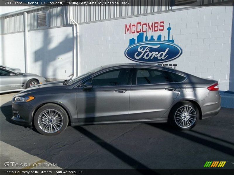 Sterling Gray Metallic / Charcoal Black 2013 Ford Fusion SE 1.6 EcoBoost