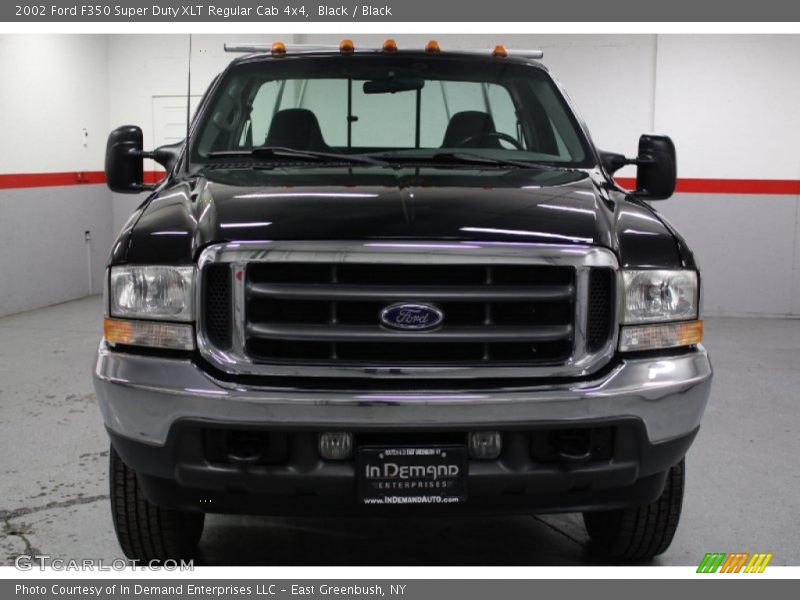 Black / Black 2002 Ford F350 Super Duty XLT Regular Cab 4x4