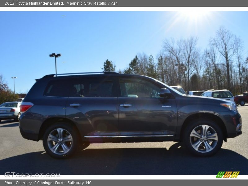 Magnetic Gray Metallic / Ash 2013 Toyota Highlander Limited