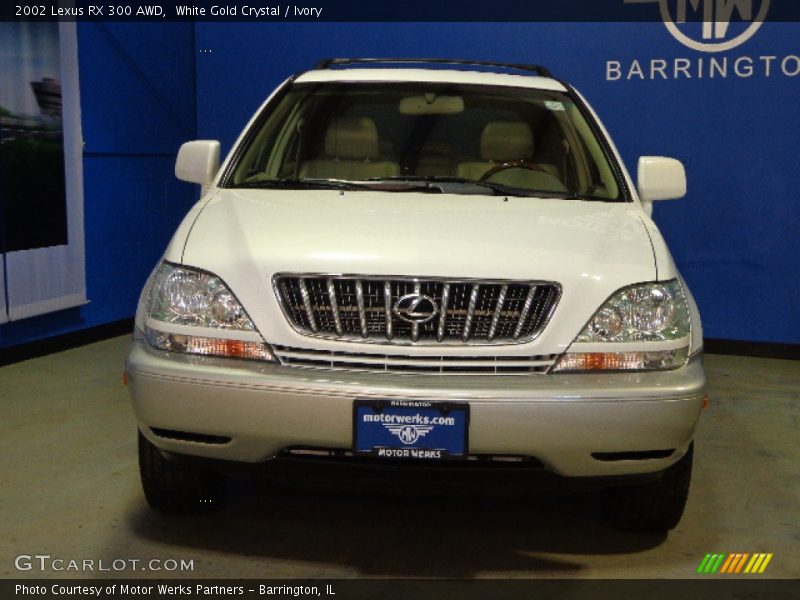 White Gold Crystal / Ivory 2002 Lexus RX 300 AWD