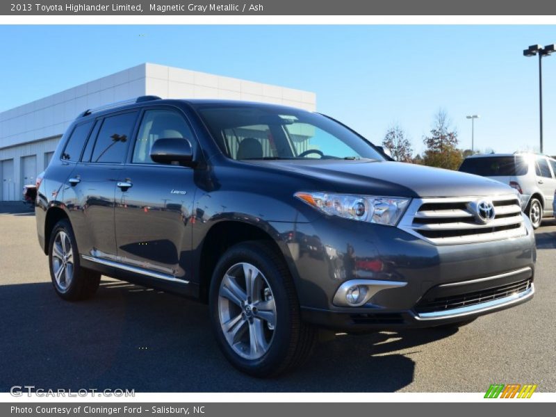 Magnetic Gray Metallic / Ash 2013 Toyota Highlander Limited