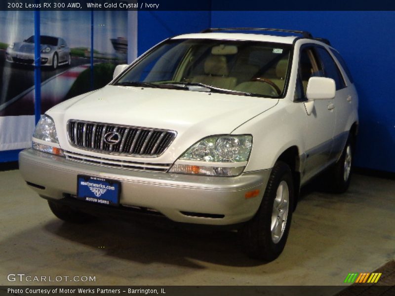White Gold Crystal / Ivory 2002 Lexus RX 300 AWD