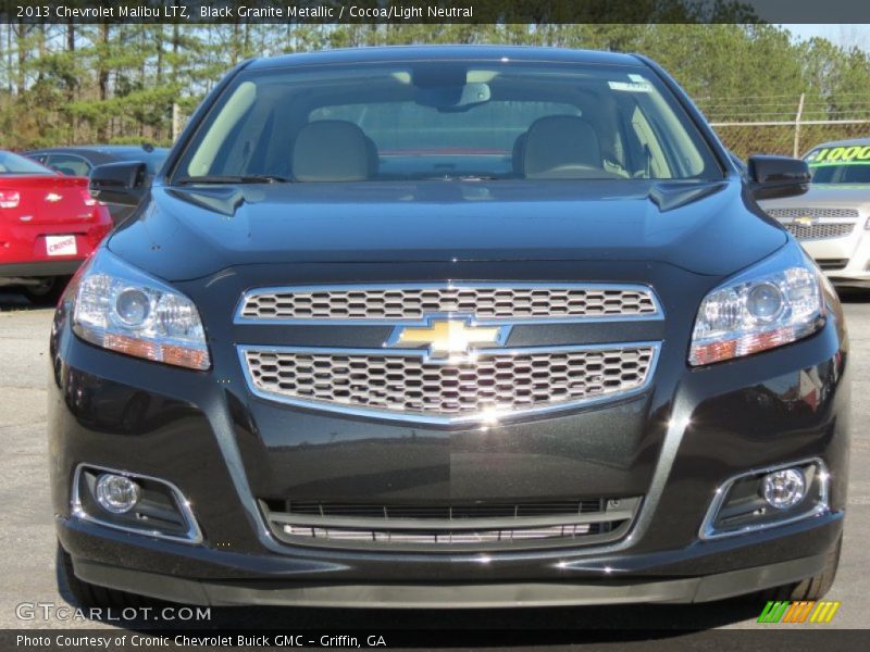 Black Granite Metallic / Cocoa/Light Neutral 2013 Chevrolet Malibu LTZ