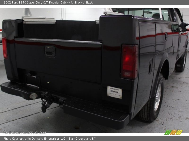 Black / Black 2002 Ford F350 Super Duty XLT Regular Cab 4x4