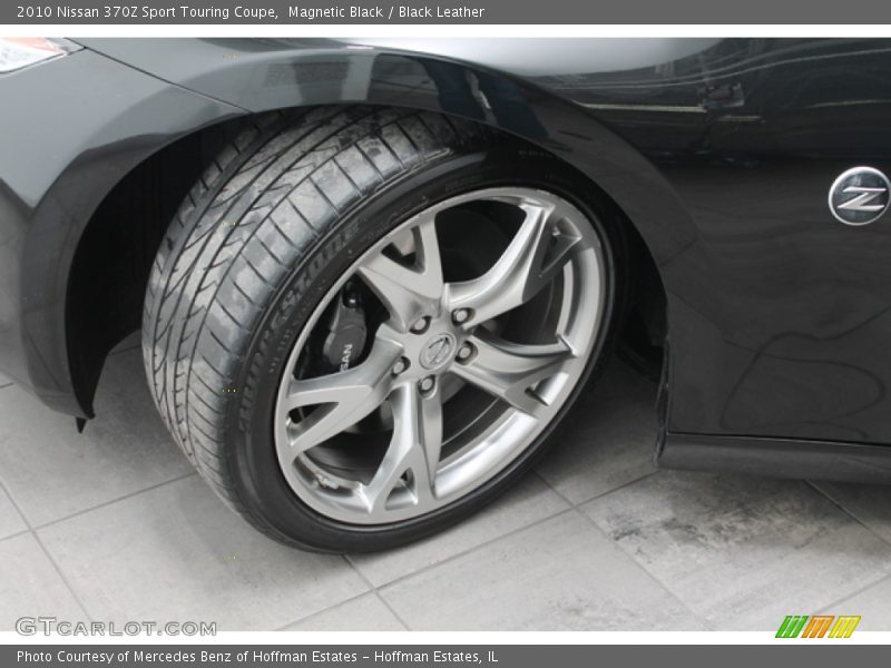 Magnetic Black / Black Leather 2010 Nissan 370Z Sport Touring Coupe