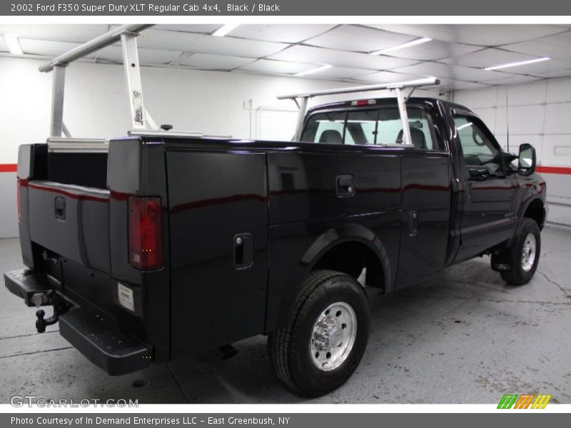 Black / Black 2002 Ford F350 Super Duty XLT Regular Cab 4x4