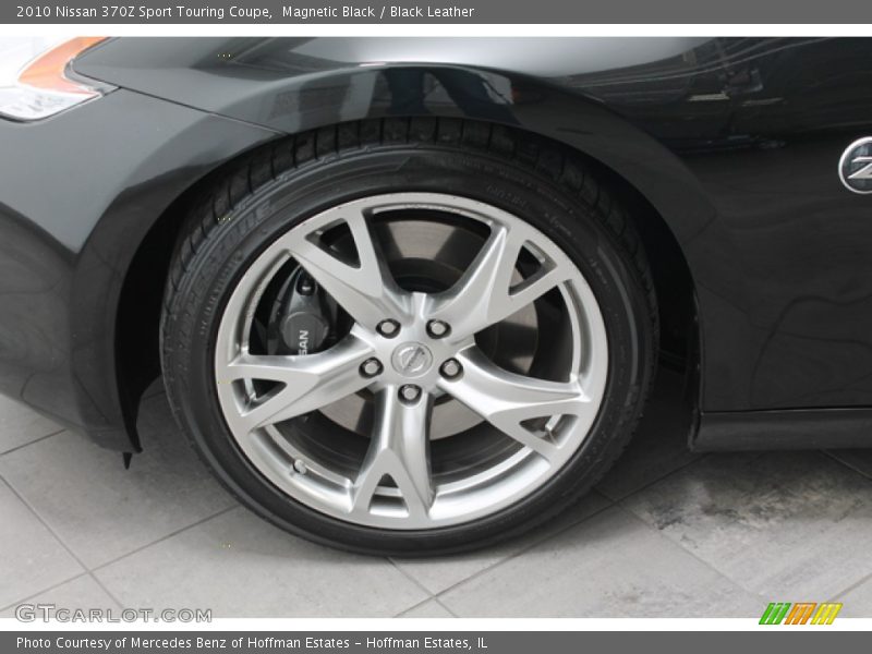 Magnetic Black / Black Leather 2010 Nissan 370Z Sport Touring Coupe