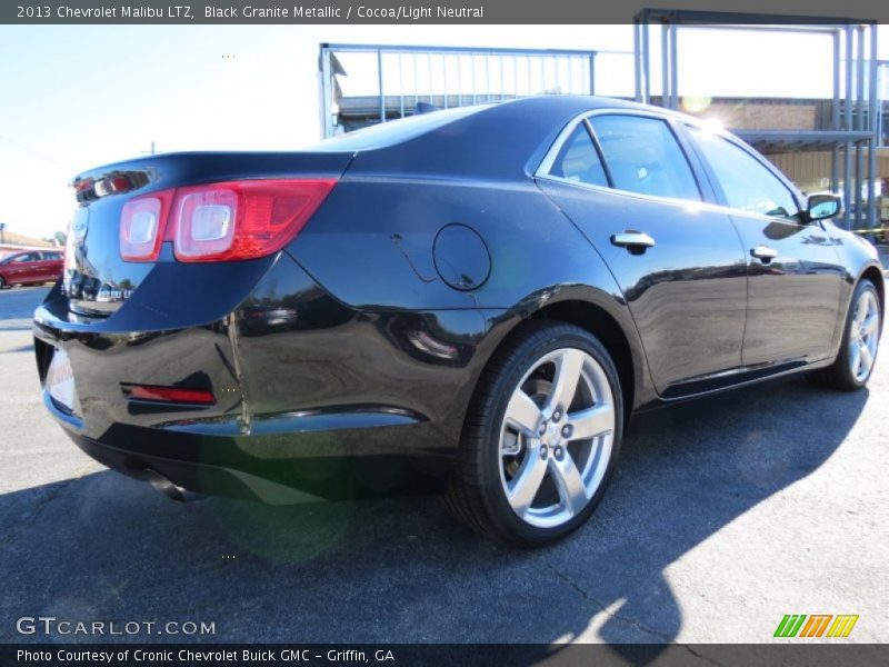 Black Granite Metallic / Cocoa/Light Neutral 2013 Chevrolet Malibu LTZ