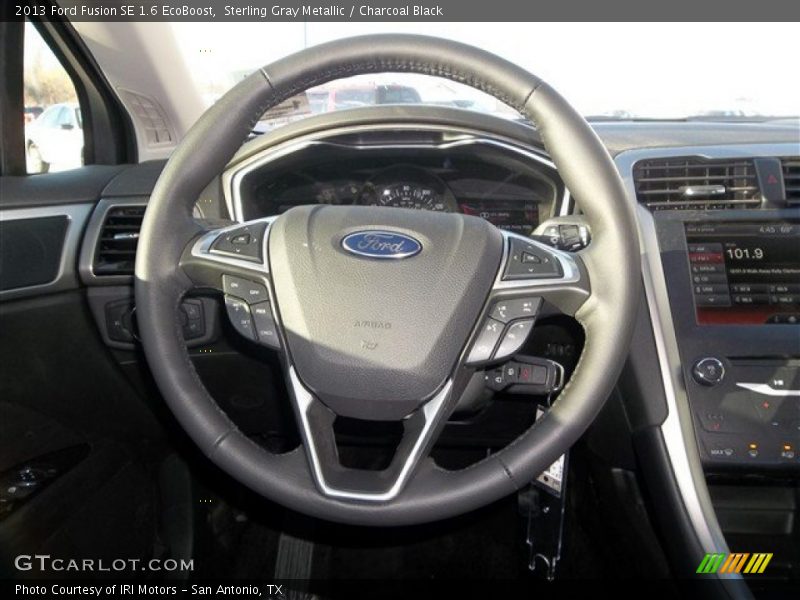 Sterling Gray Metallic / Charcoal Black 2013 Ford Fusion SE 1.6 EcoBoost