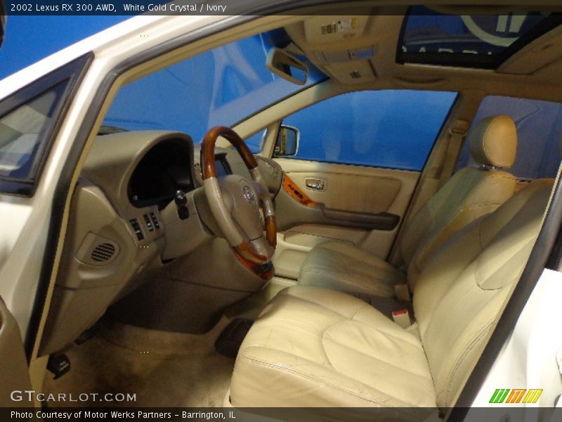White Gold Crystal / Ivory 2002 Lexus RX 300 AWD