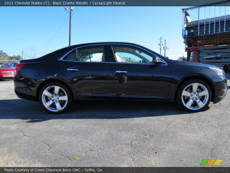 Black Granite Metallic / Cocoa/Light Neutral 2013 Chevrolet Malibu LTZ