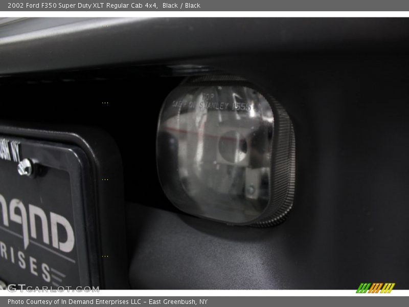 Black / Black 2002 Ford F350 Super Duty XLT Regular Cab 4x4