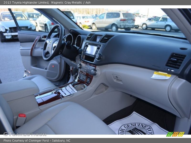Magnetic Gray Metallic / Ash 2013 Toyota Highlander Limited