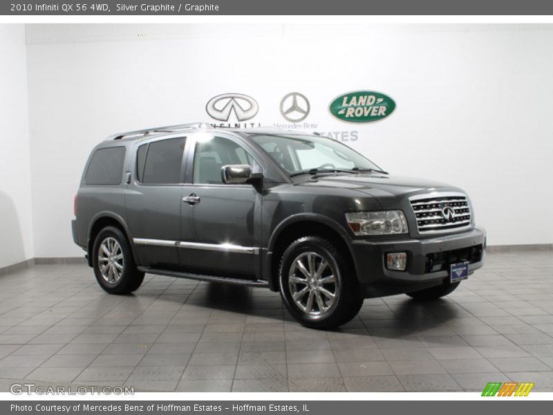 Silver Graphite / Graphite 2010 Infiniti QX 56 4WD