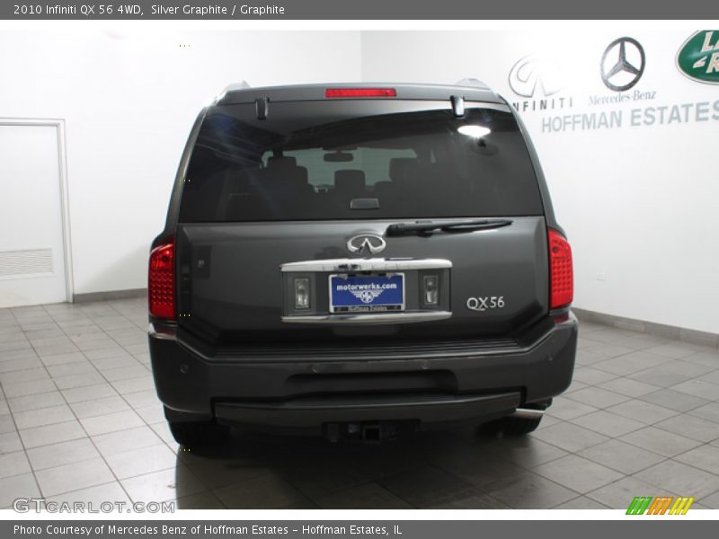 Silver Graphite / Graphite 2010 Infiniti QX 56 4WD