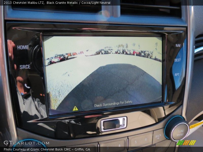Black Granite Metallic / Cocoa/Light Neutral 2013 Chevrolet Malibu LTZ