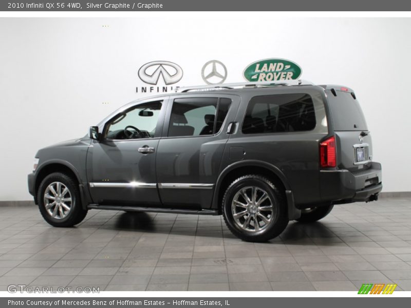 Silver Graphite / Graphite 2010 Infiniti QX 56 4WD