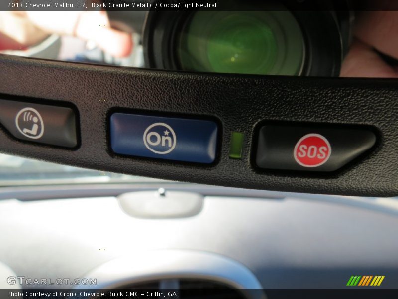 Black Granite Metallic / Cocoa/Light Neutral 2013 Chevrolet Malibu LTZ