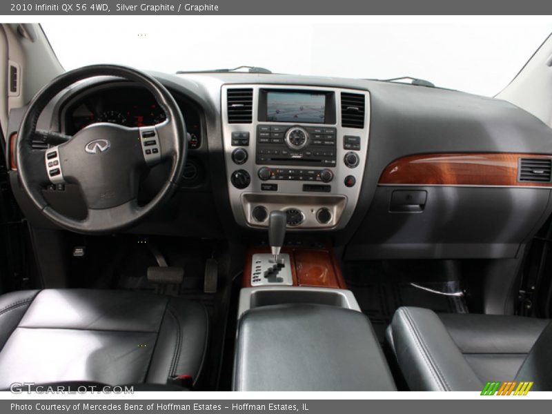 Silver Graphite / Graphite 2010 Infiniti QX 56 4WD
