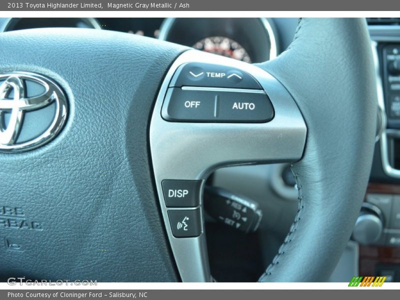 Controls of 2013 Highlander Limited