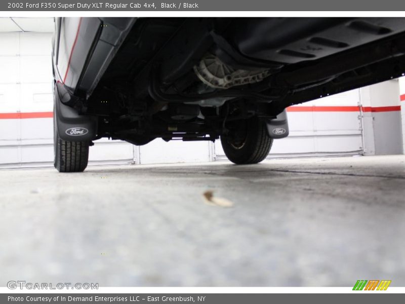 Black / Black 2002 Ford F350 Super Duty XLT Regular Cab 4x4