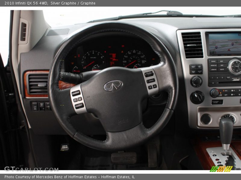 Silver Graphite / Graphite 2010 Infiniti QX 56 4WD