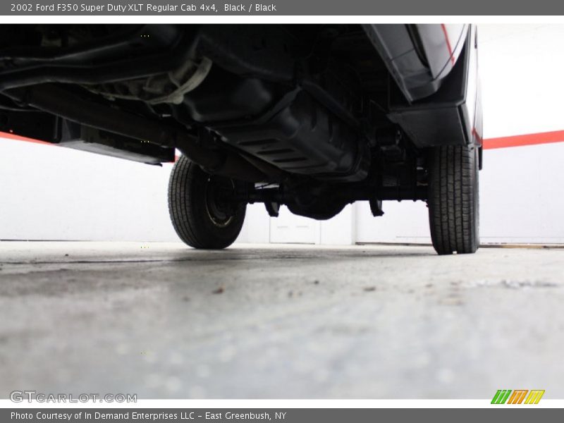 Black / Black 2002 Ford F350 Super Duty XLT Regular Cab 4x4