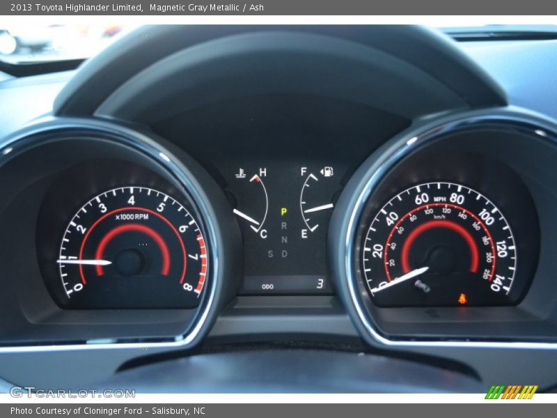  2013 Highlander Limited Limited Gauges
