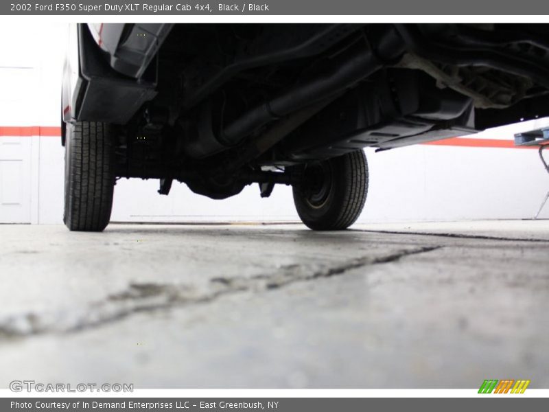 Black / Black 2002 Ford F350 Super Duty XLT Regular Cab 4x4