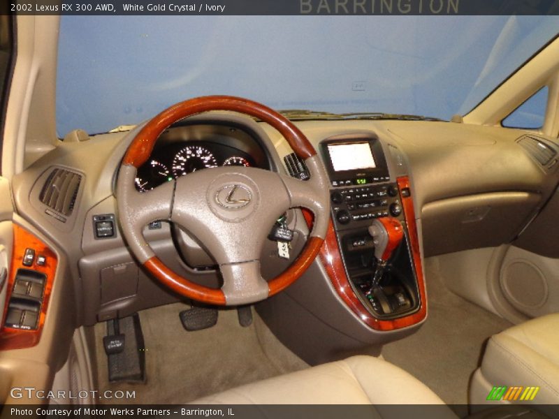 White Gold Crystal / Ivory 2002 Lexus RX 300 AWD
