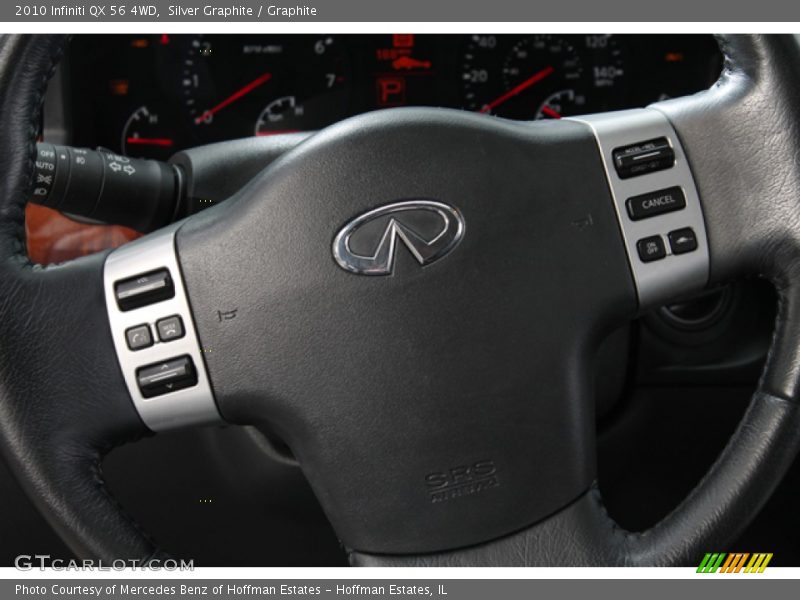 Silver Graphite / Graphite 2010 Infiniti QX 56 4WD