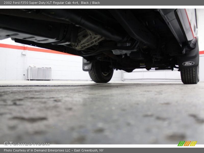 Black / Black 2002 Ford F350 Super Duty XLT Regular Cab 4x4