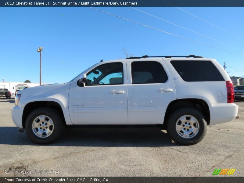 Summit White / Light Cashmere/Dark Cashmere 2013 Chevrolet Tahoe LT