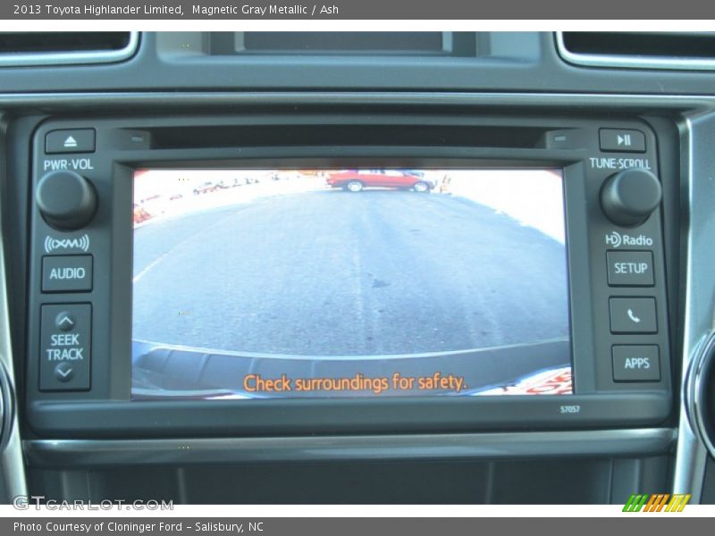 Magnetic Gray Metallic / Ash 2013 Toyota Highlander Limited