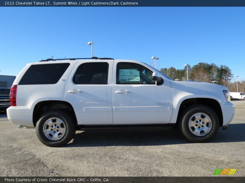 Summit White / Light Cashmere/Dark Cashmere 2013 Chevrolet Tahoe LT