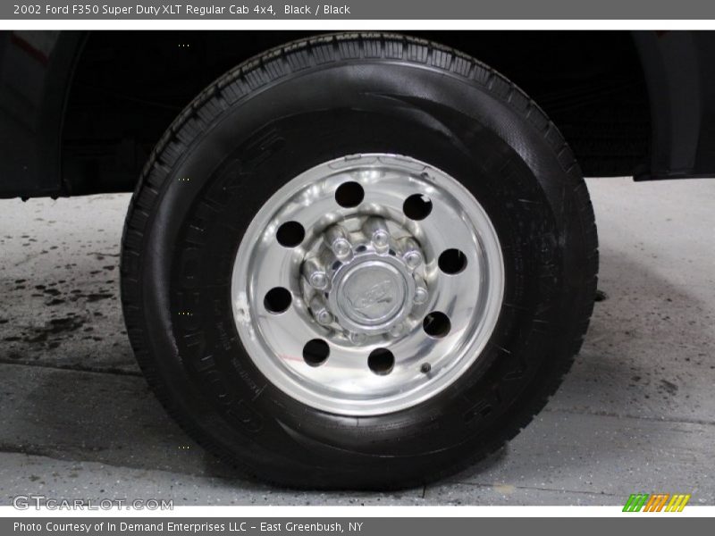 Black / Black 2002 Ford F350 Super Duty XLT Regular Cab 4x4