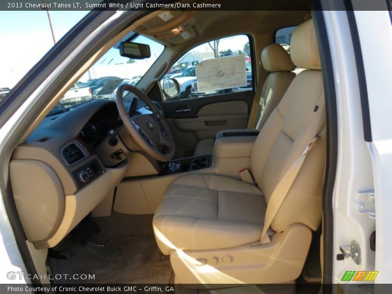 Summit White / Light Cashmere/Dark Cashmere 2013 Chevrolet Tahoe LT