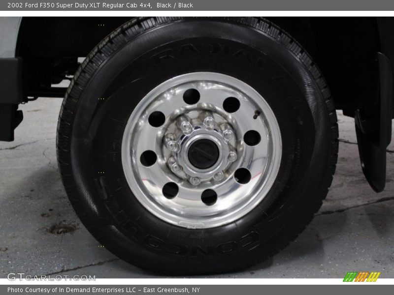 Black / Black 2002 Ford F350 Super Duty XLT Regular Cab 4x4